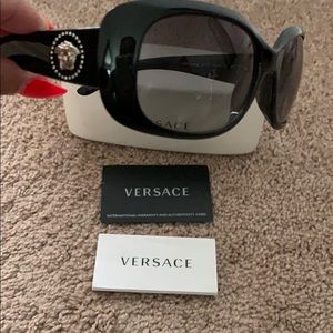 Women’s Versace stone sunglasses
